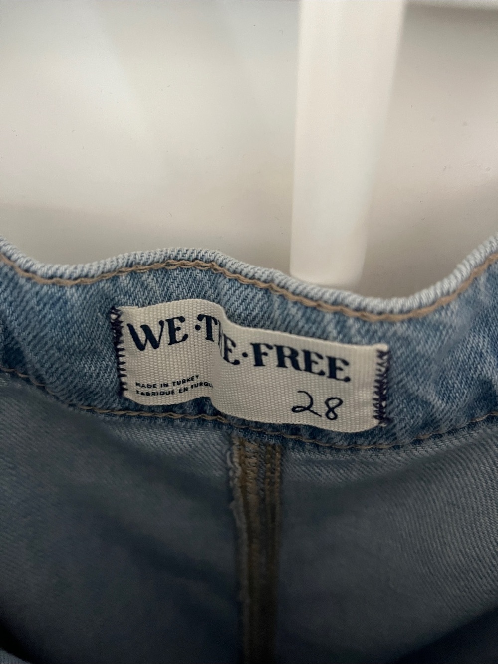 We The Free Light Blue Denim Maxi Skirt - Picture 7 of 8